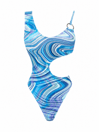 swirly girl bodysuit - medium