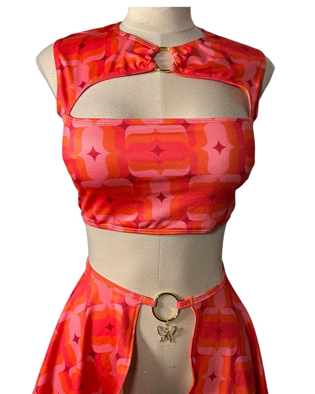 70'S Girl Top + Skirt (2XL)