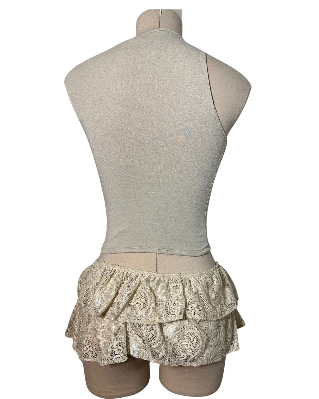 Nude Lace Skirt (S)