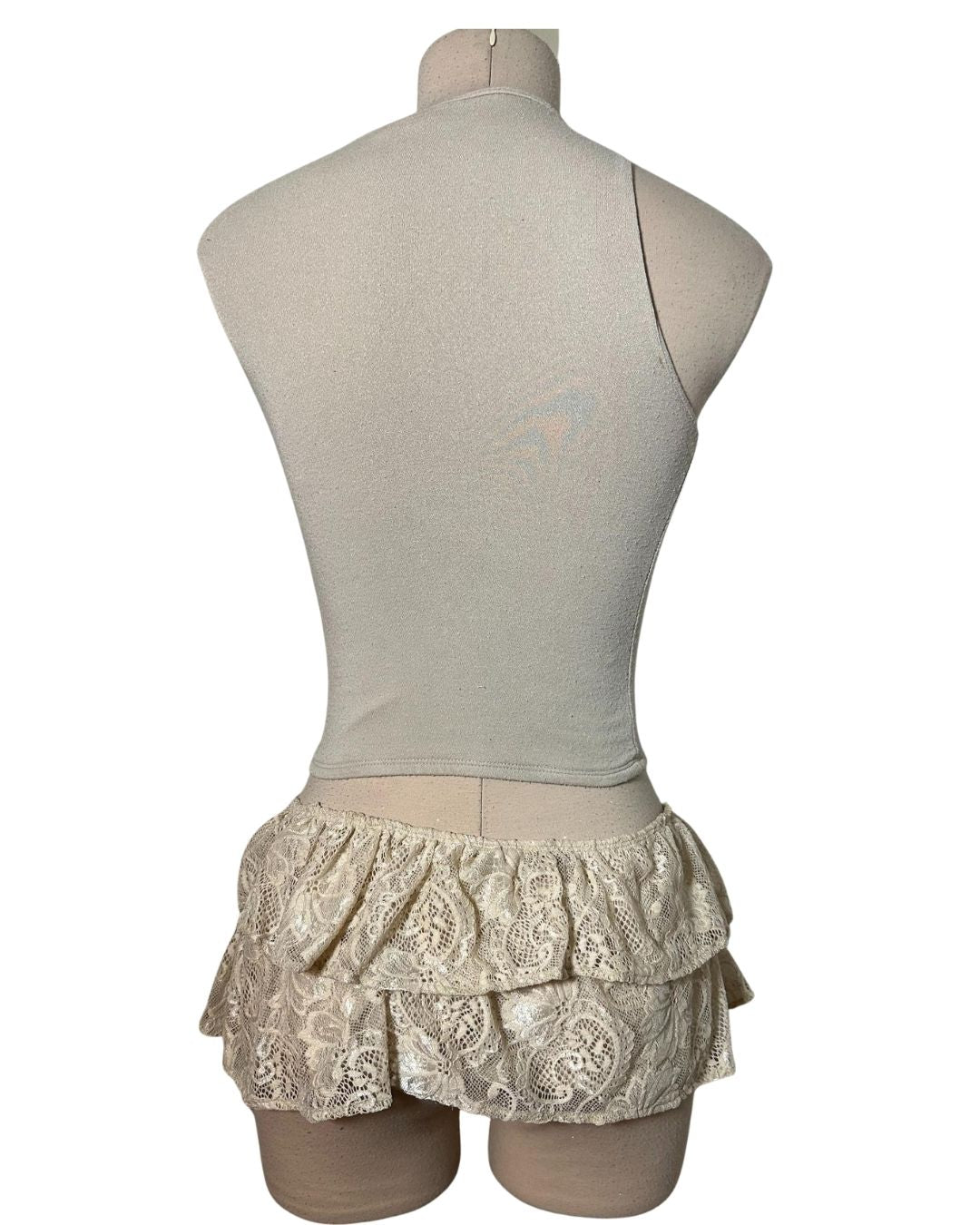 Nude Lace Skirt (S)