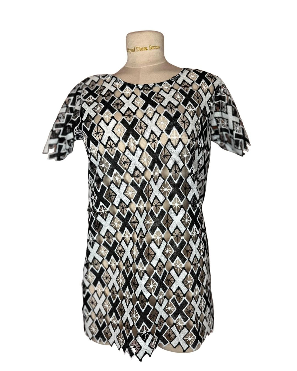 X'S UP T-Shirt Dress (S)