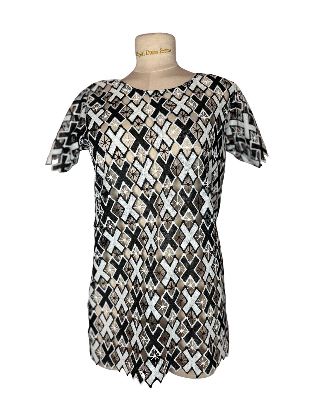 X'S UP T-Shirt Dress (S)