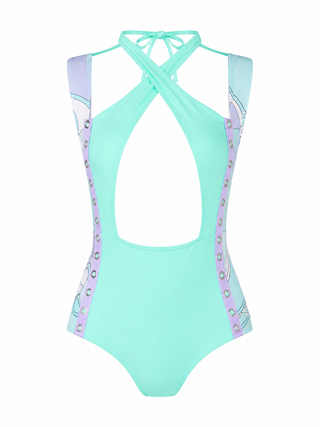 timid disco bodysuit - large