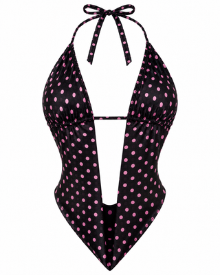 cutesy polka top - small