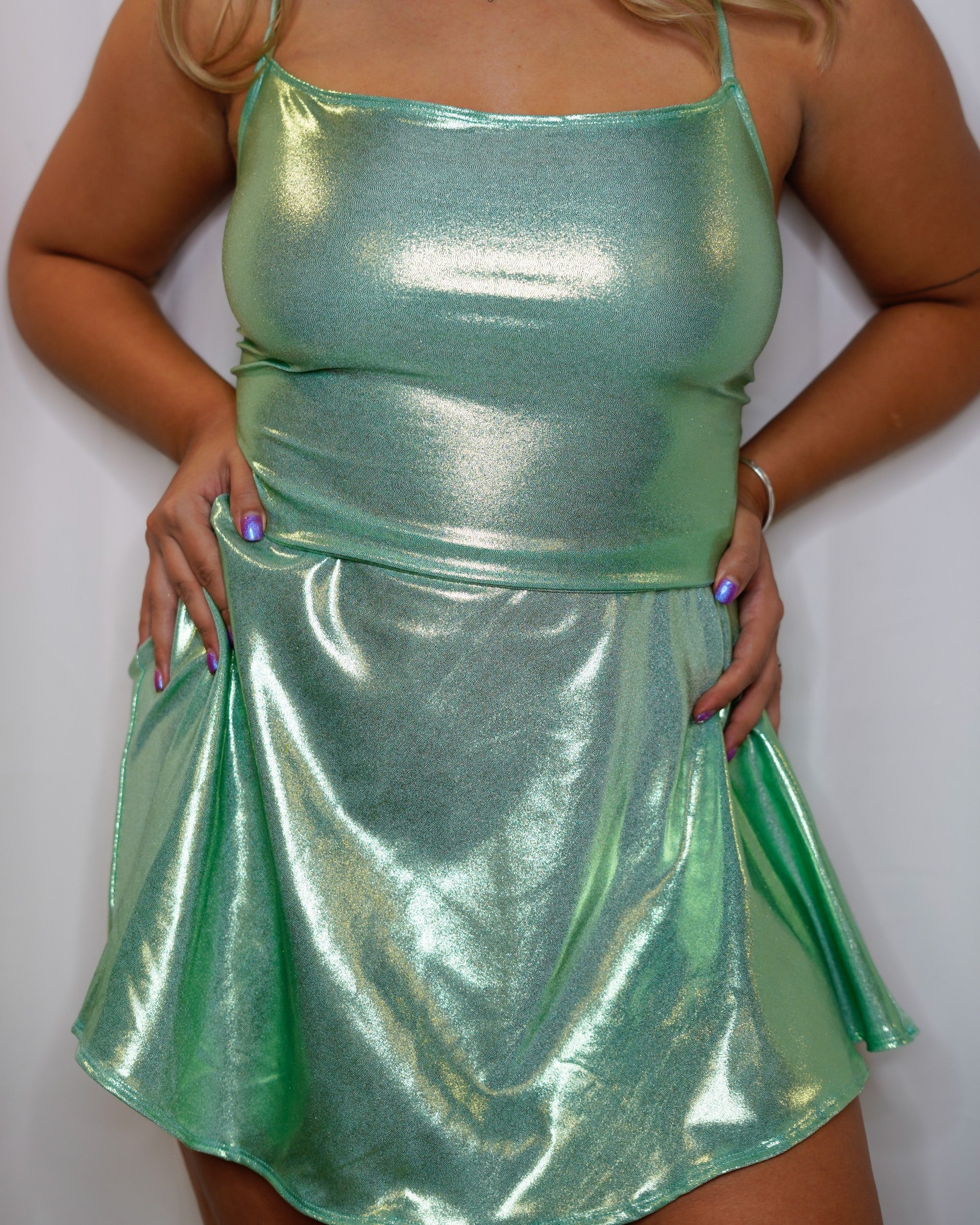 OOAK Mint mystique dress 1XL