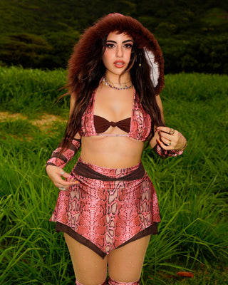 Pink Viper Festival Hood